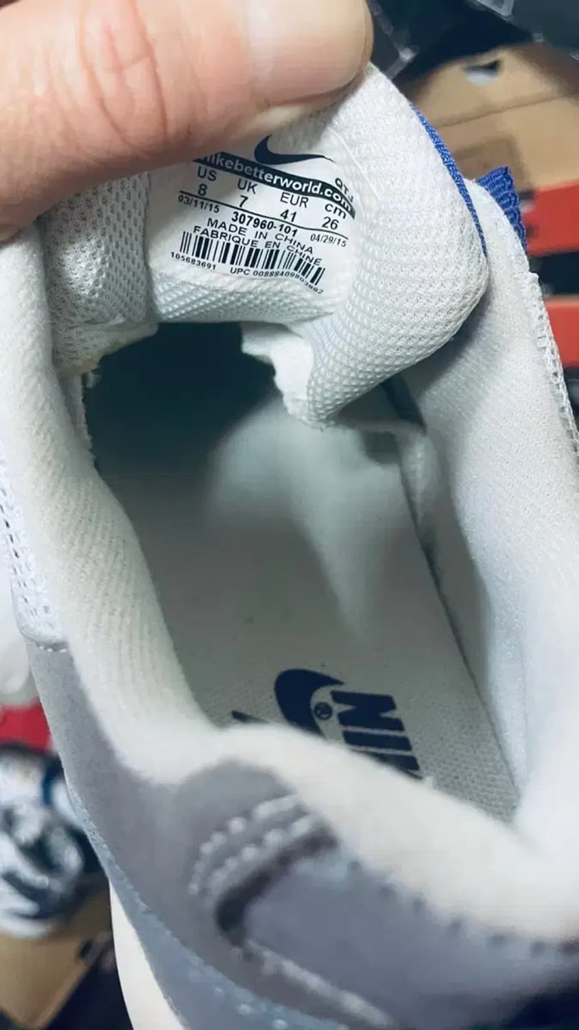 나이키 에어맥스 95 보라매쉬 박스 상품이미지4