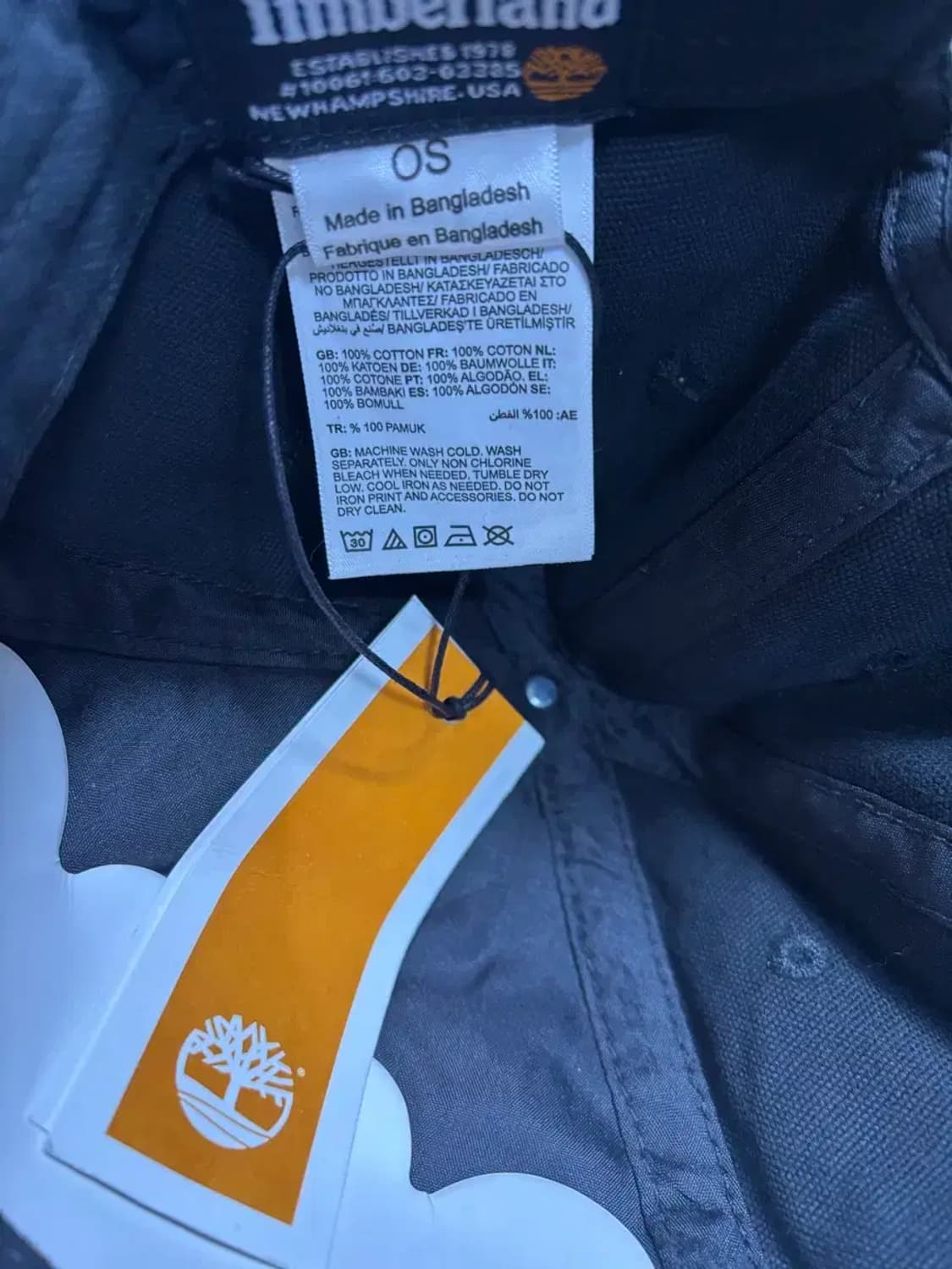 팀버랜드 블랙데님 볼캡 올드스쿨 상품이미지6