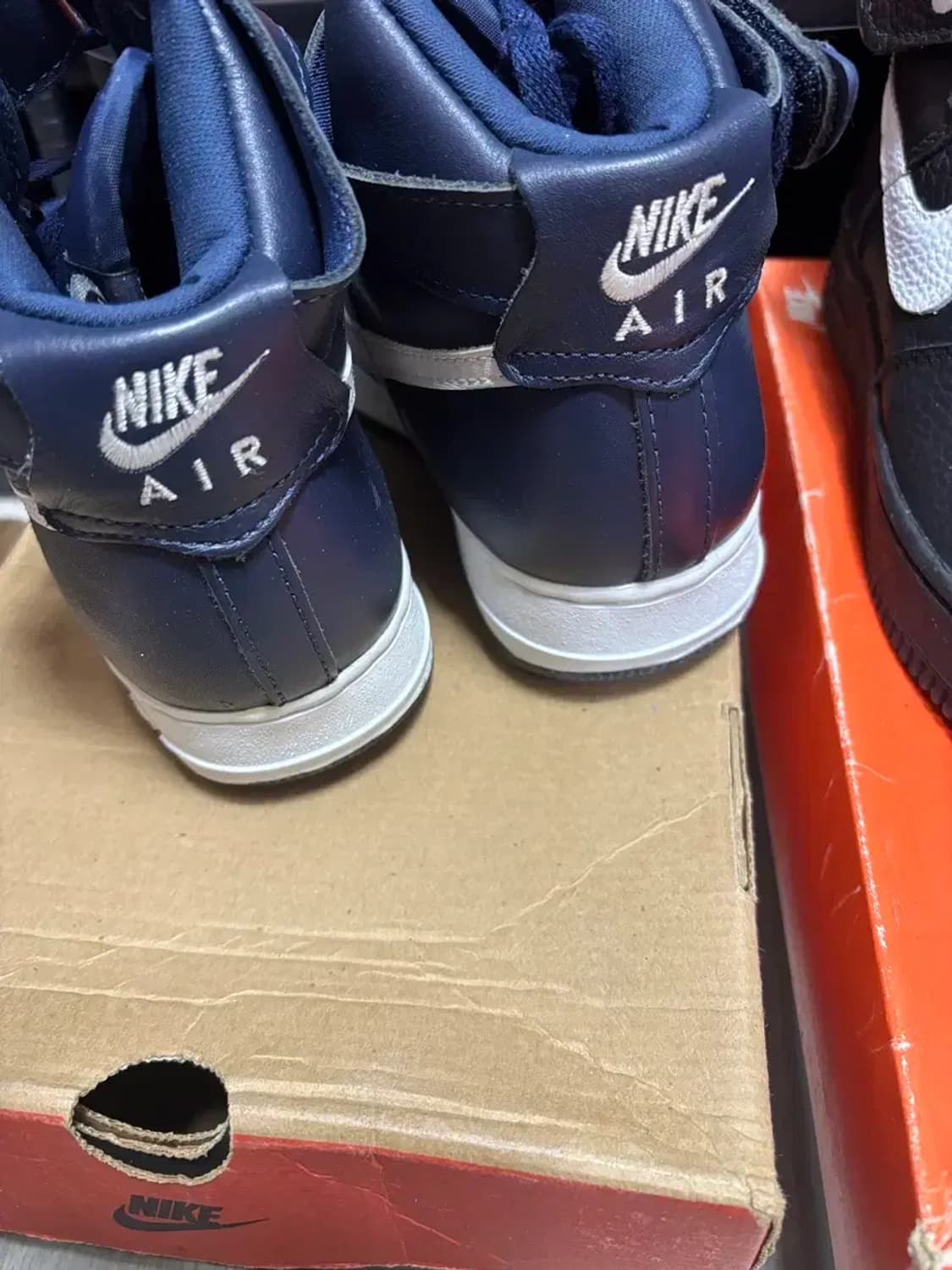 에어포스1 하이 sc 하이 네이비/화이트 상품이미지3