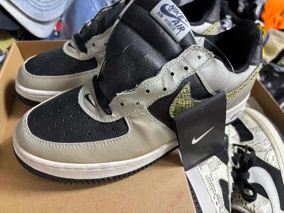 나이키 에어 포스 1 흑뱀 원판 og 신품 상품이미지2