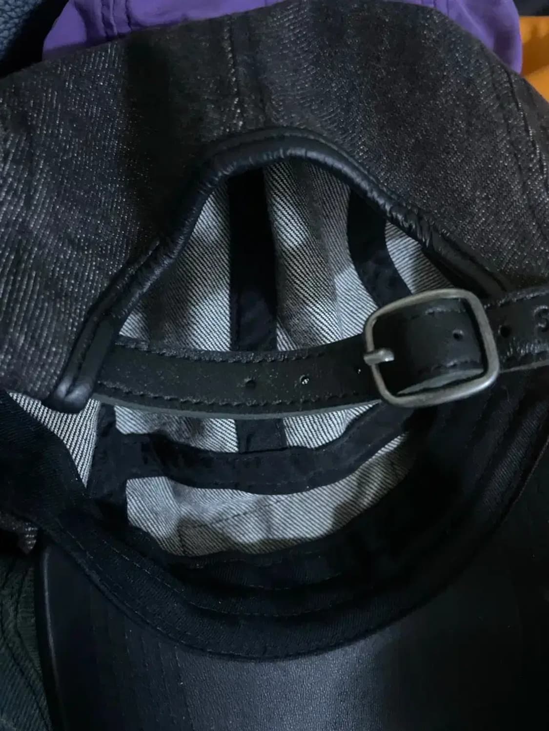 슈프림 캠프캡 블랙데님 투톤 상품이미지2