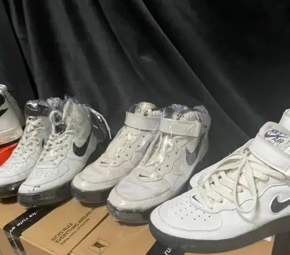 91년 나이키 에어 포스1  하이 레어 타이완 완창 하이 255 상품이미지2