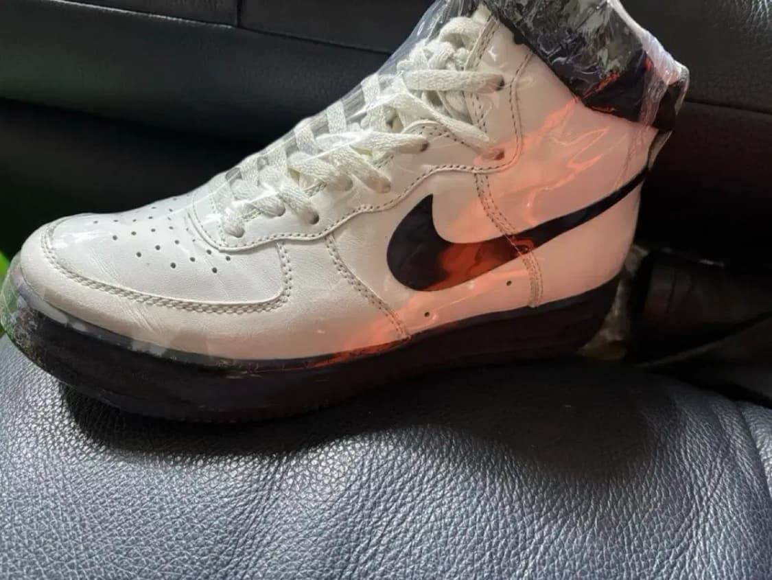 91년 나이키 에어 포스1  하이 레어 타이완 완창 하이 255 상품이미지5