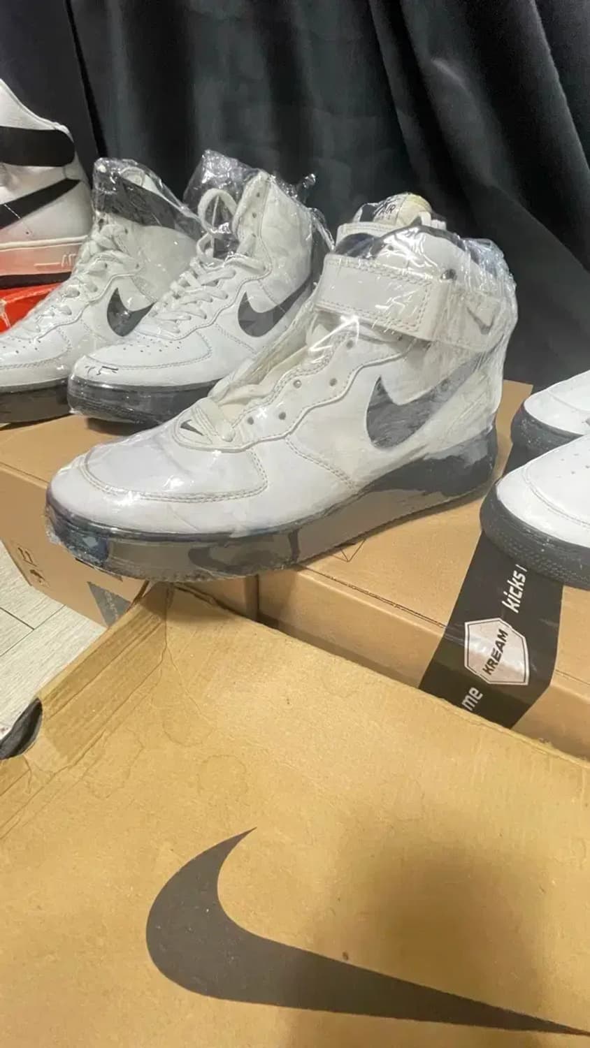 91년 나이키 에어 포스1  하이 레어 타이완 완창 하이 255 상품이미지6
