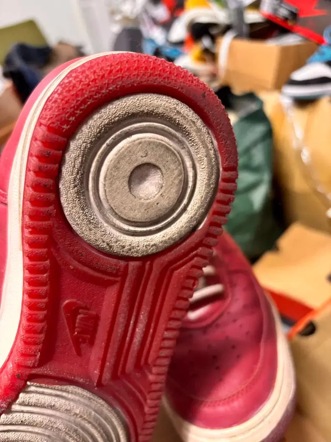 NIKE 나이키 에어 포스1 cl 케찹 로우 미품 상품이미지3