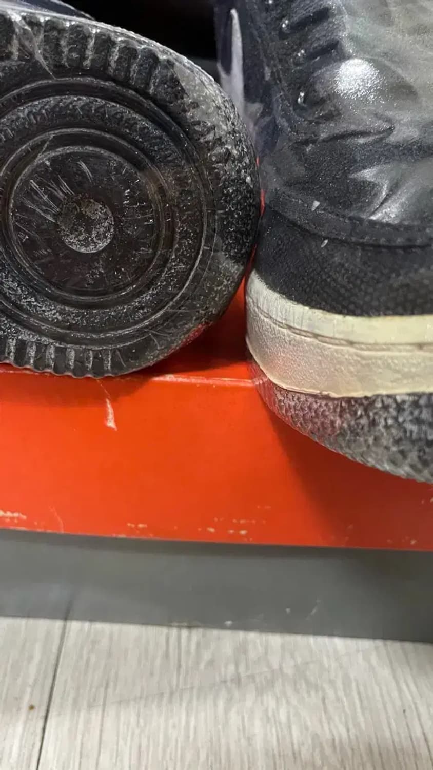 94년 nike air force 1 high canvas 검/흰 신품 상품이미지4