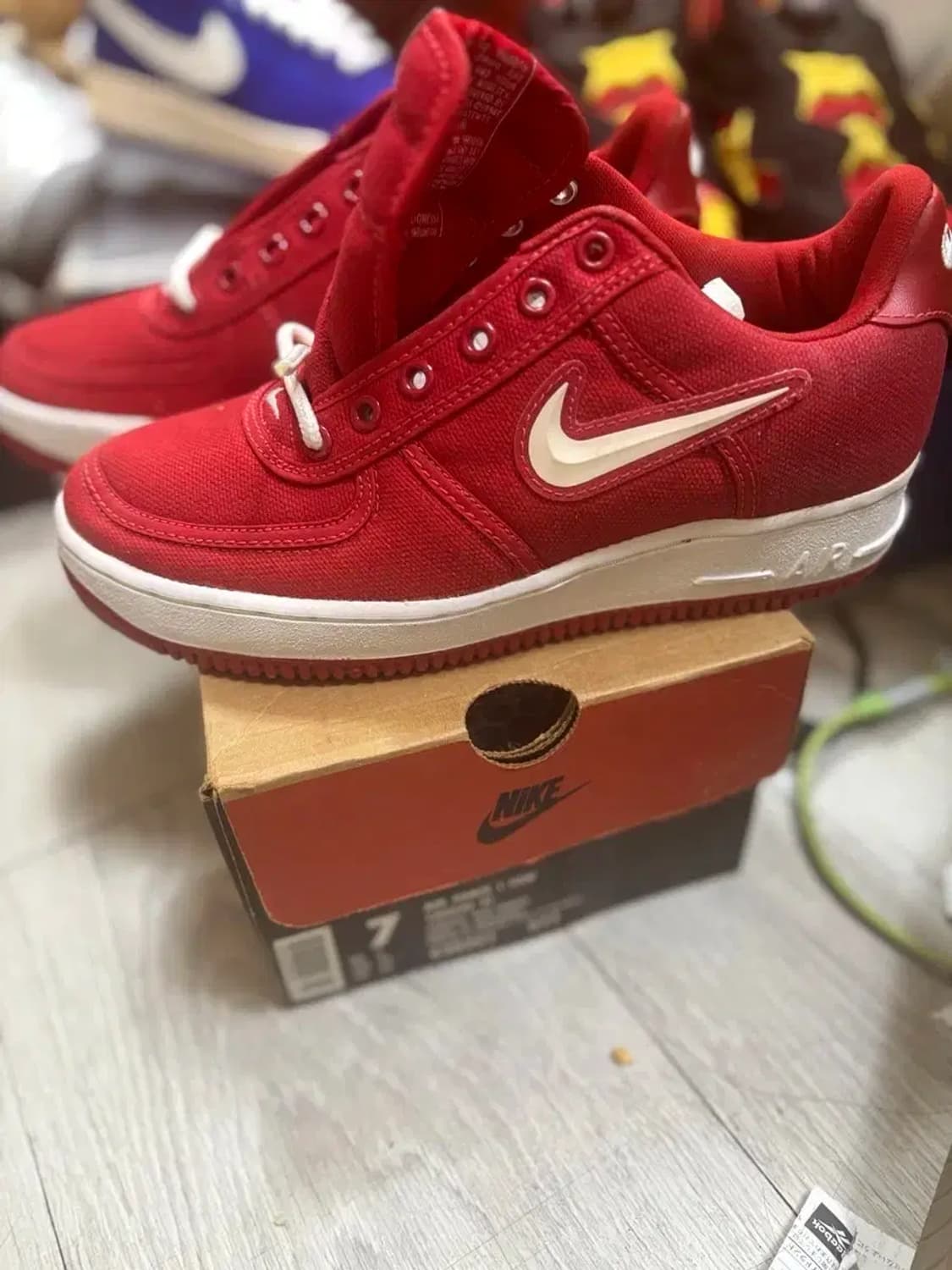 98 나이키 에어 포스1 cvs 로우 빨흰 상품이미지6