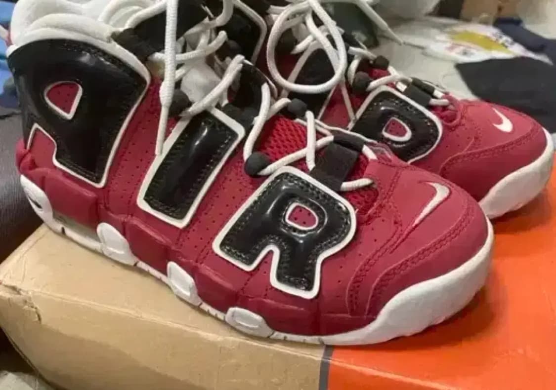 나이키 모어 업템포 크리스미스 불스 미품 상품이미지1