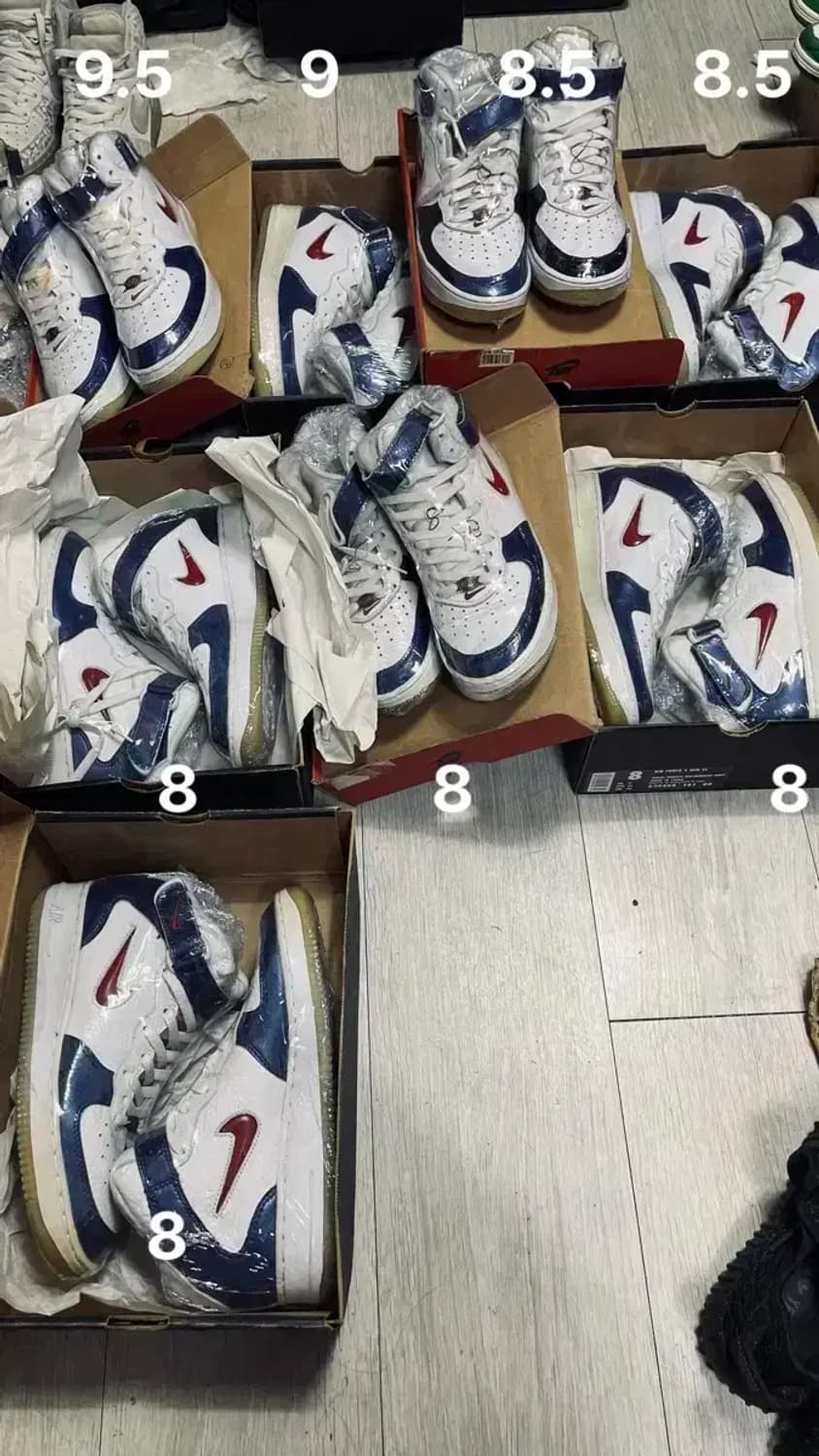 [275] 나이키 에어 포스1 미드 sc cl 인디1 중고 상품이미지3