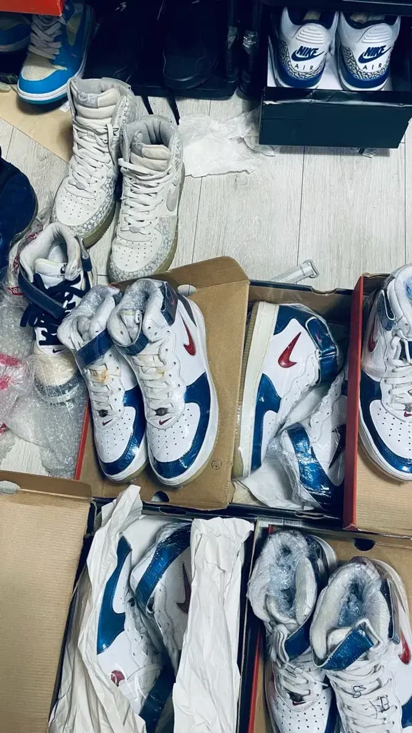 [275] 나이키 에어 포스1 미드 sc cl 인디1 중고 상품이미지4