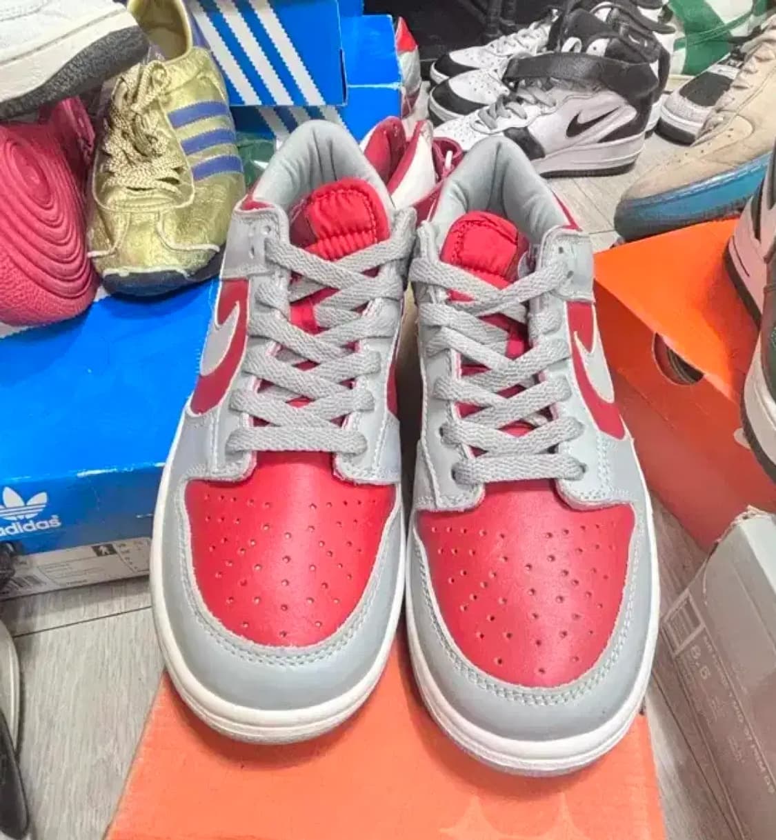 99년 NIKE DUNK LOW red/slv 상품이미지4