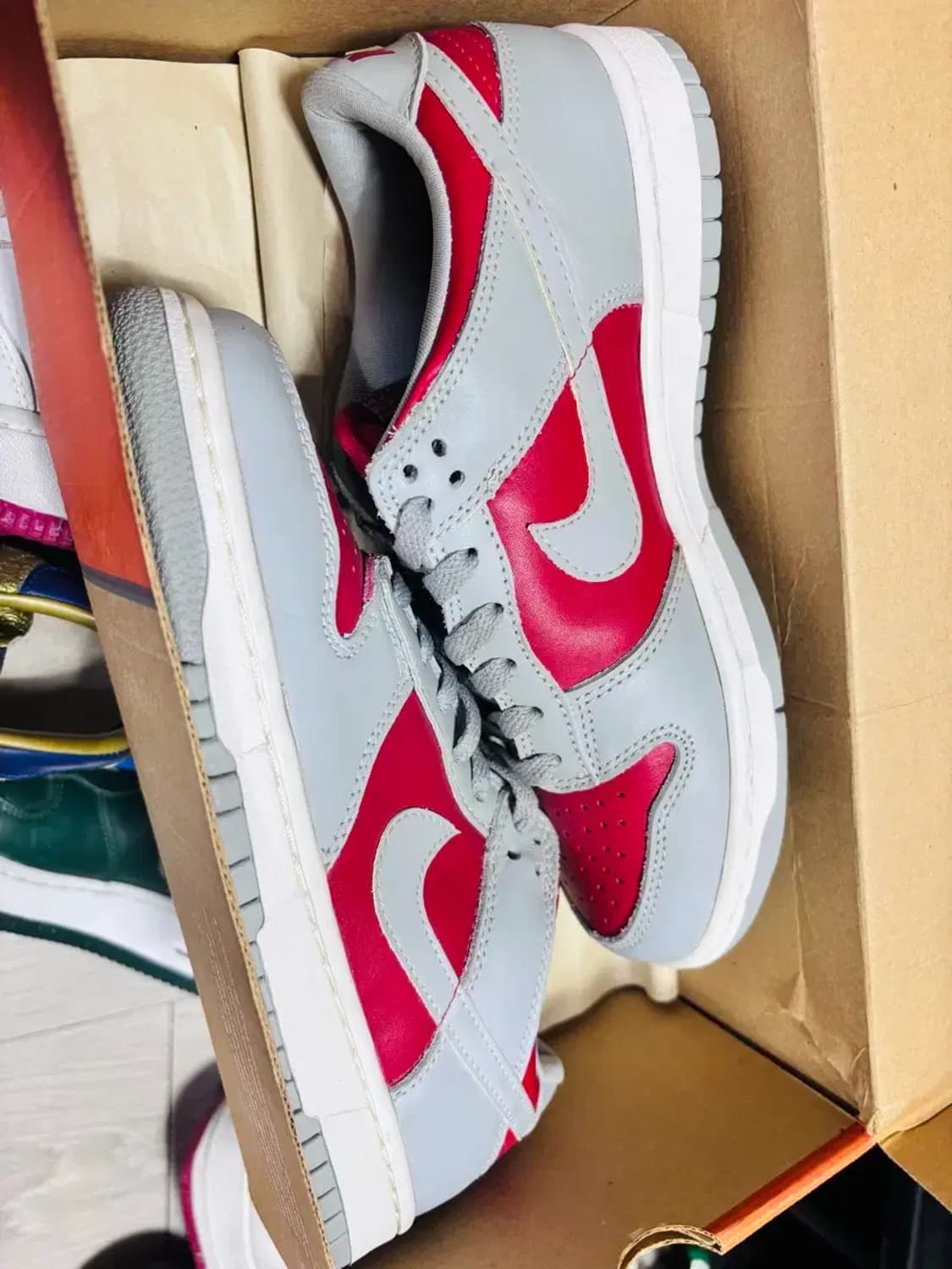 99년 NIKE DUNK LOW red/slv 상품이미지9