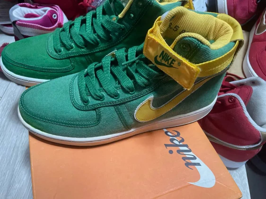 90년대 나이키 반달 오레곤 그린 옐로우 빈티지 상품이미지2