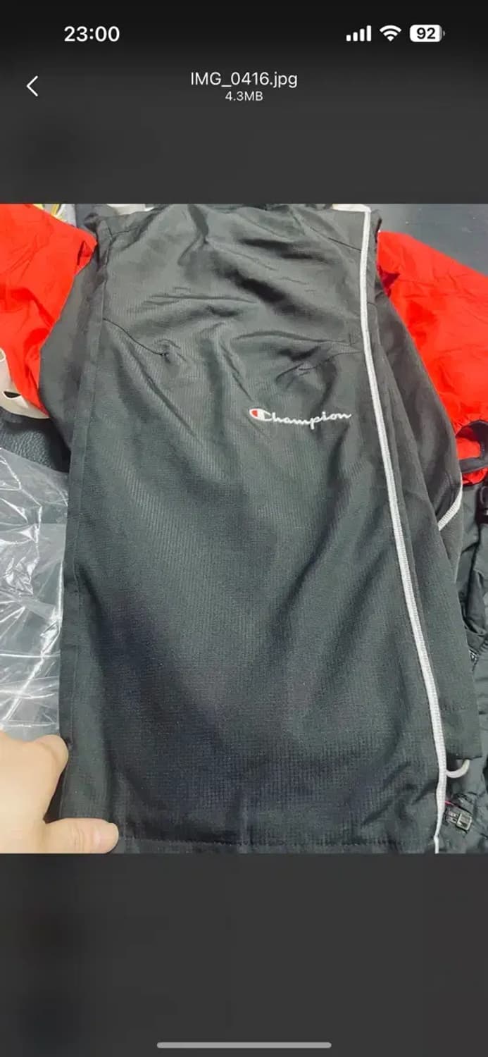 챔피온 바람막이 L 트레이닝 세트 상품이미지4