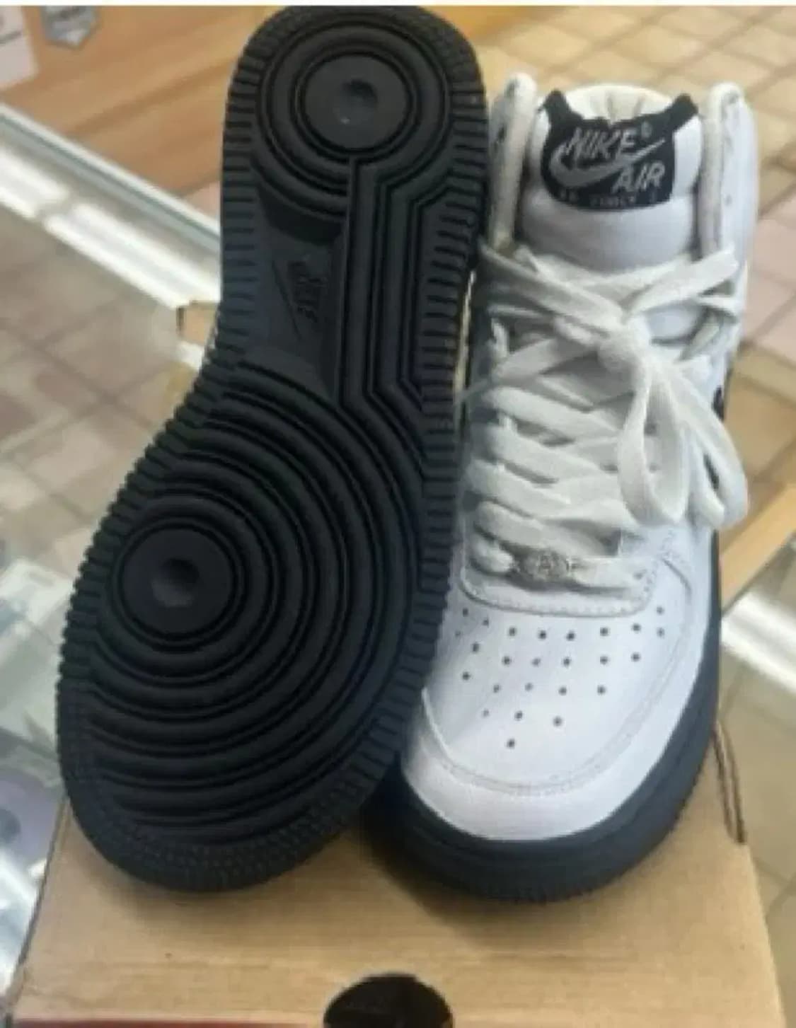 나이키 에어포스1 검정완창 하이 상품이미지1