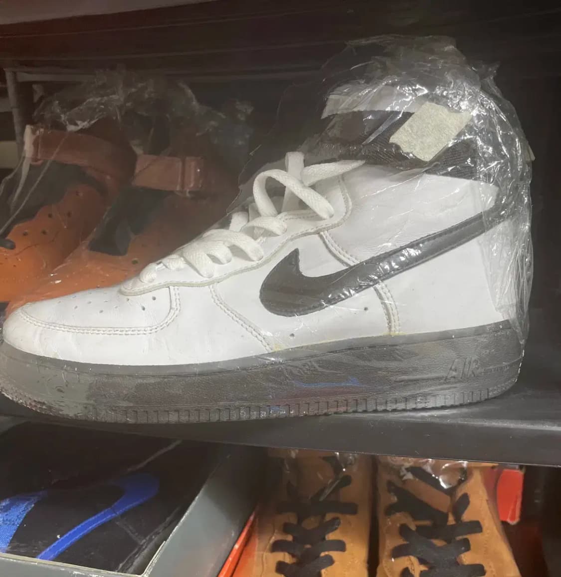 나이키 에어포스1 검정완창 하이 상품이미지2