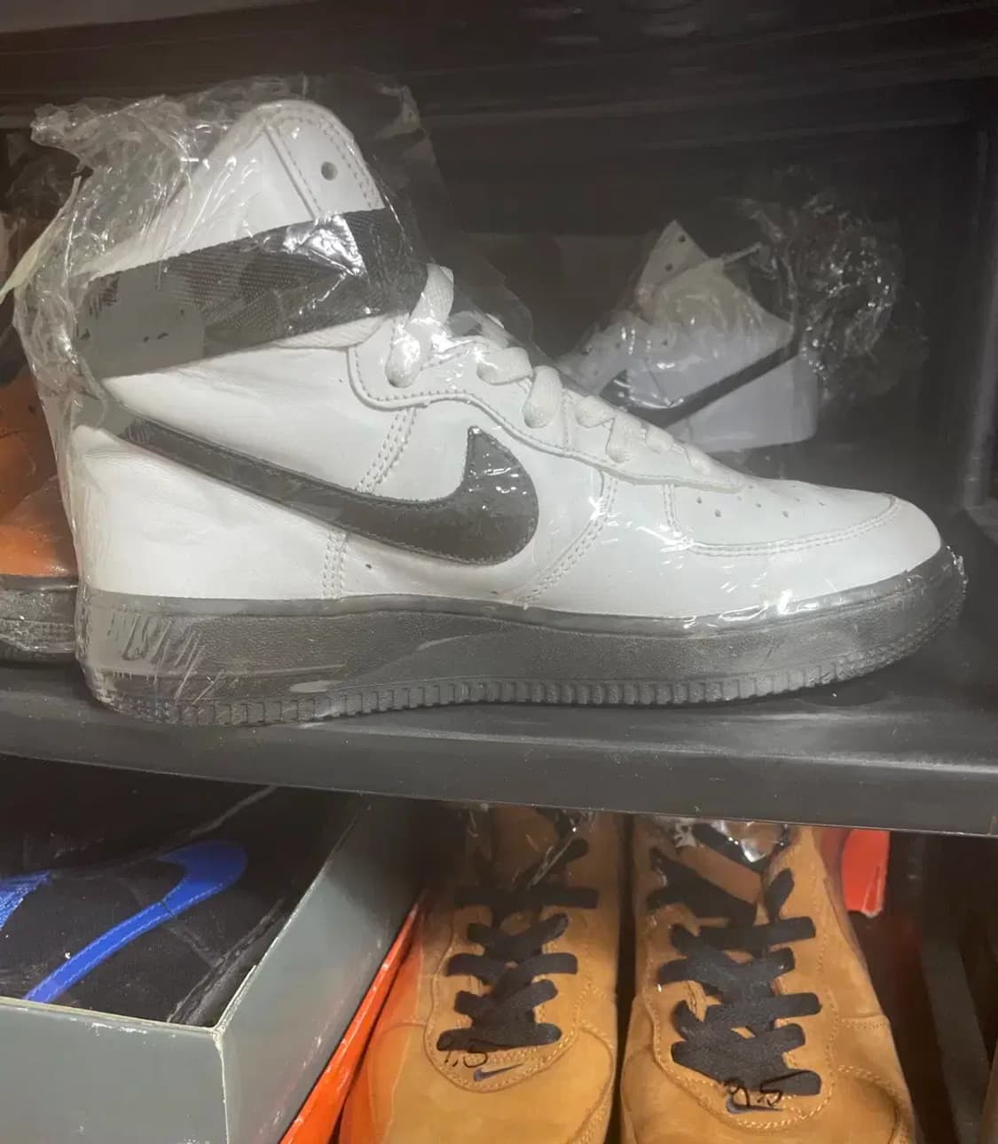 나이키 에어포스1 검정완창 하이 상품이미지3