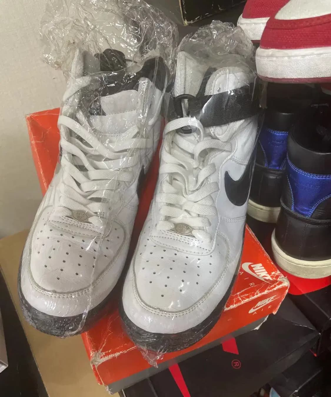 나이키 에어포스1 검정완창 하이 상품이미지4