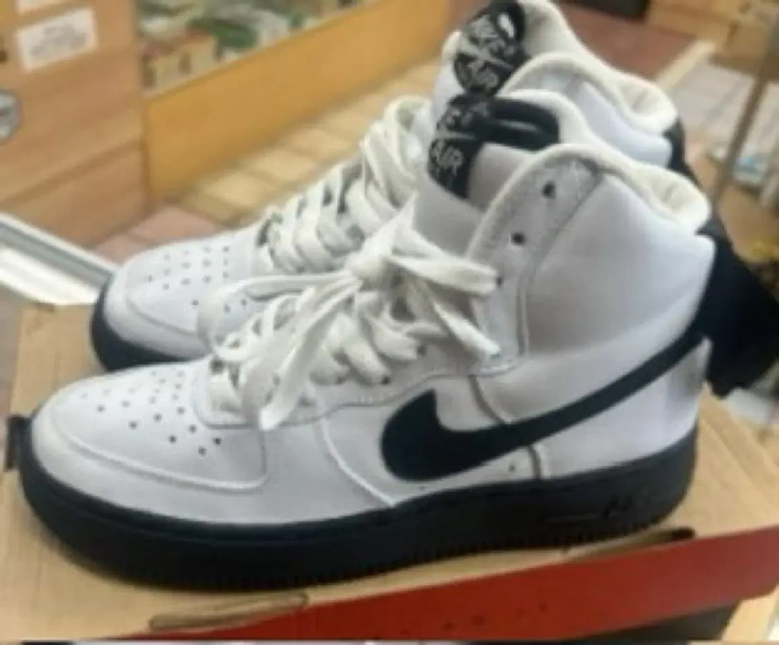 나이키 에어포스1 검정완창 하이 상품이미지6