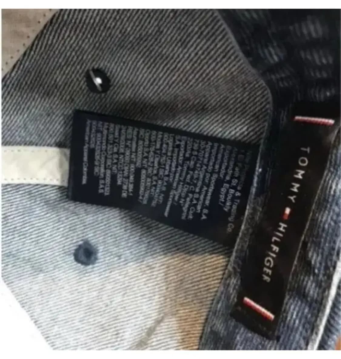 90s 타미진 데님 볼캡 미사용 상품이미지2