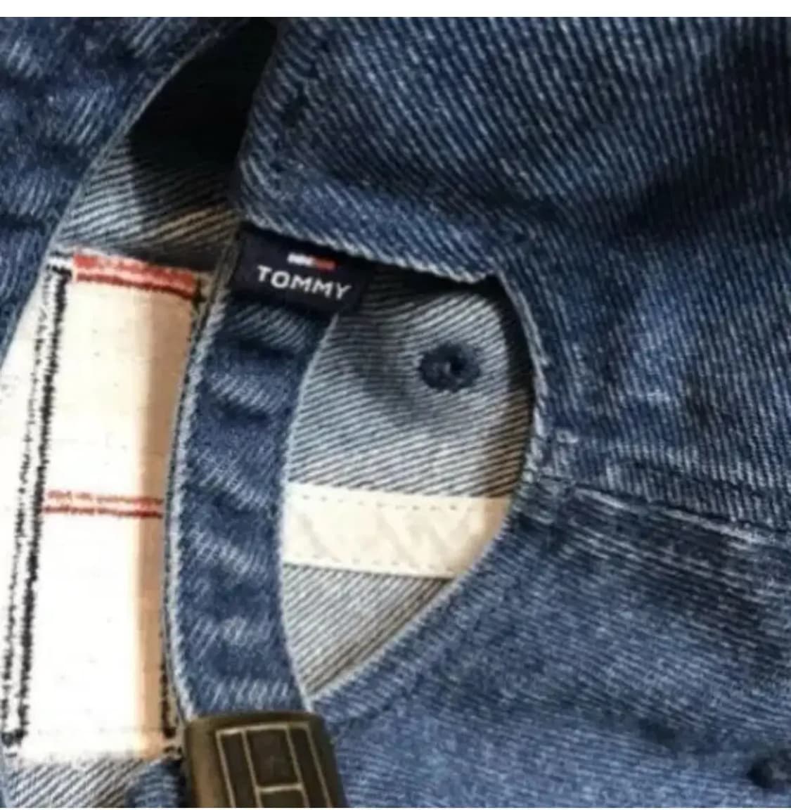 90s 타미진 데님 볼캡 미사용 상품이미지3