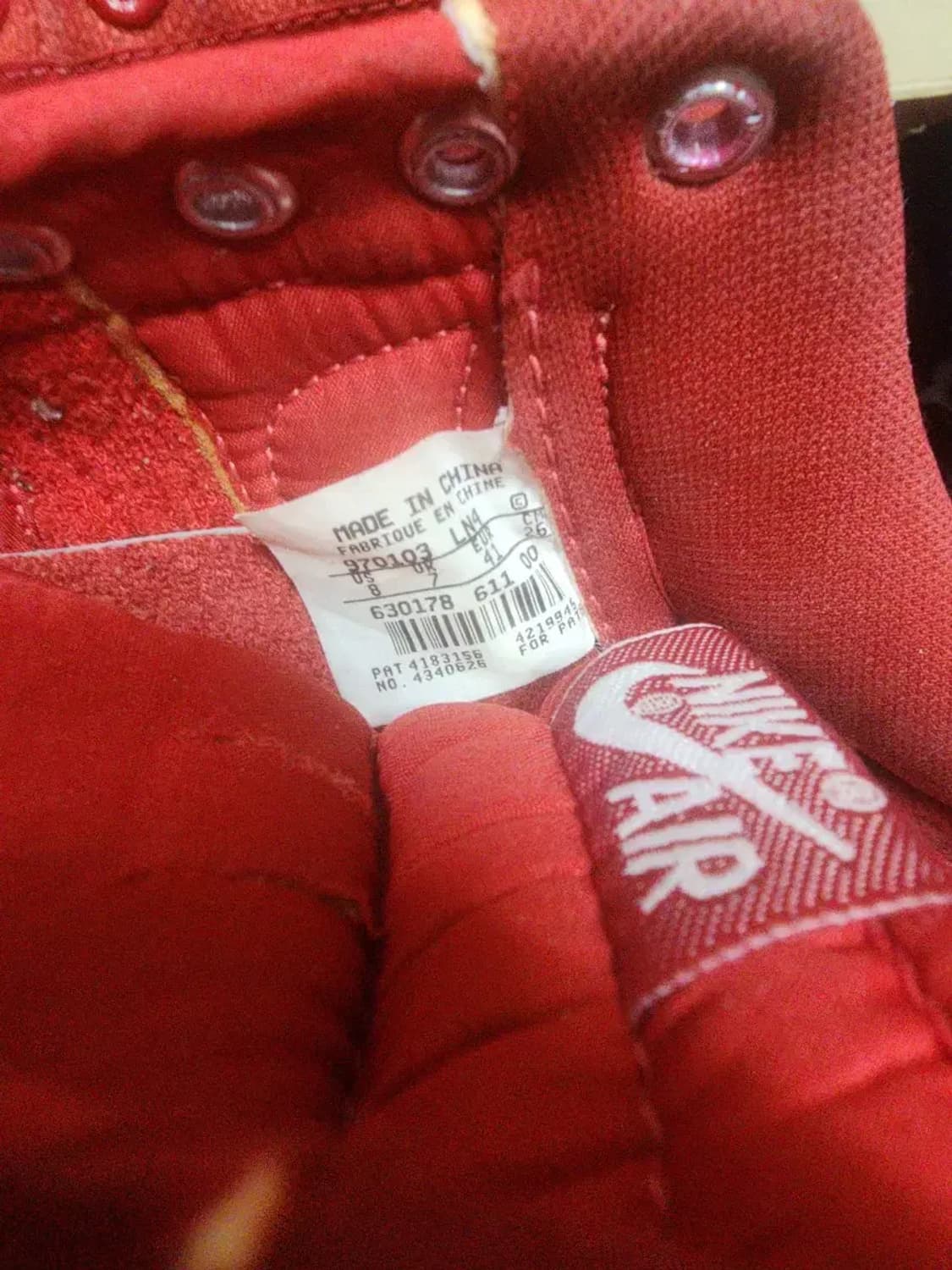 나이키 에어포스1 cvs 빨흰완창 1996 상품이미지10