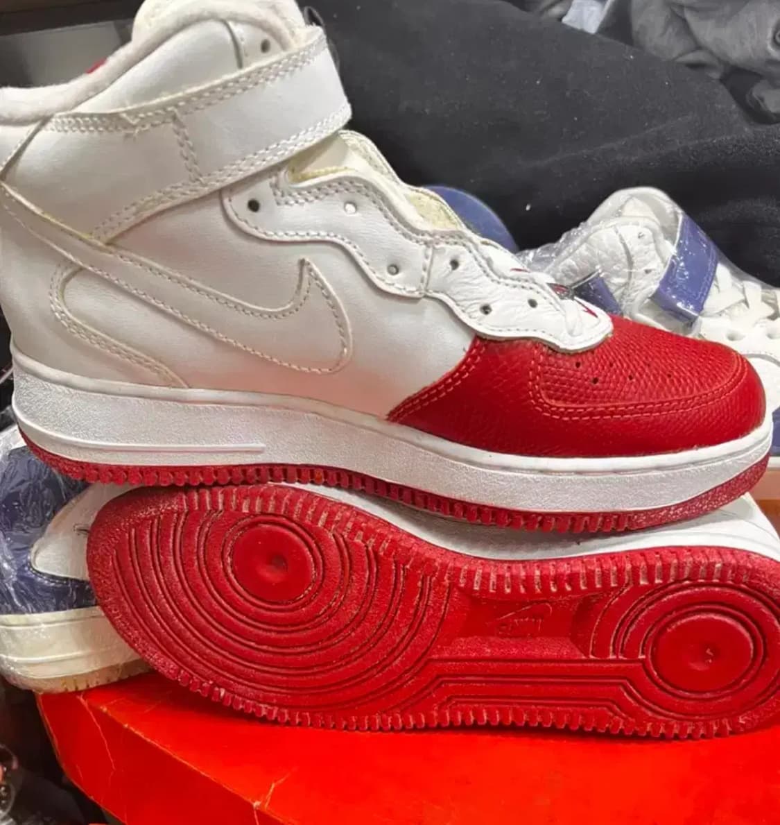 나이키 에어포스 1 mid sc 97 고추장 신품 상품이미지4