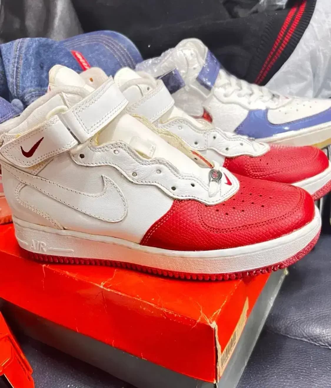 나이키 에어포스 1 mid sc 97 고추장 신품 상품이미지5