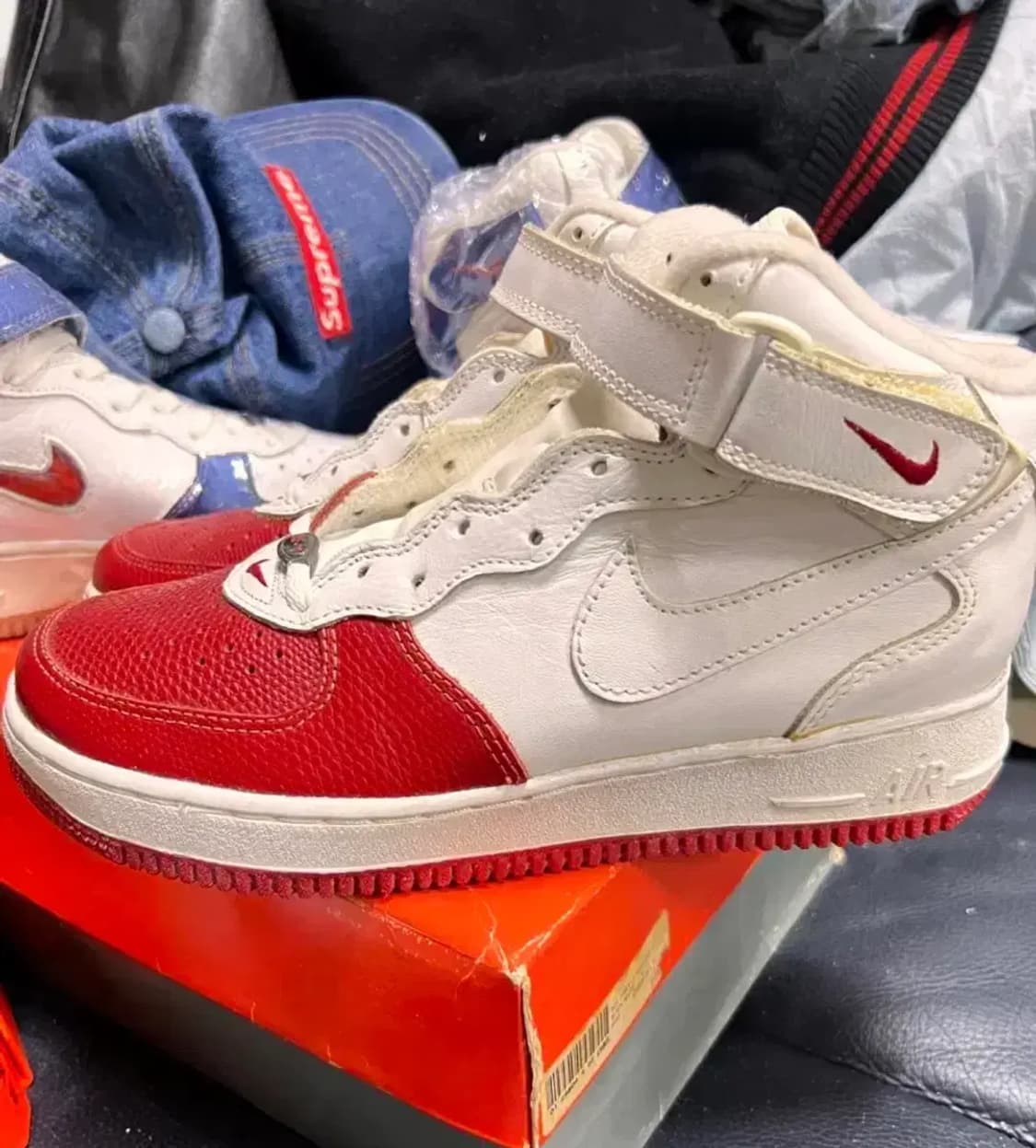 나이키 에어포스 1 mid sc 97 고추장 신품 상품이미지6