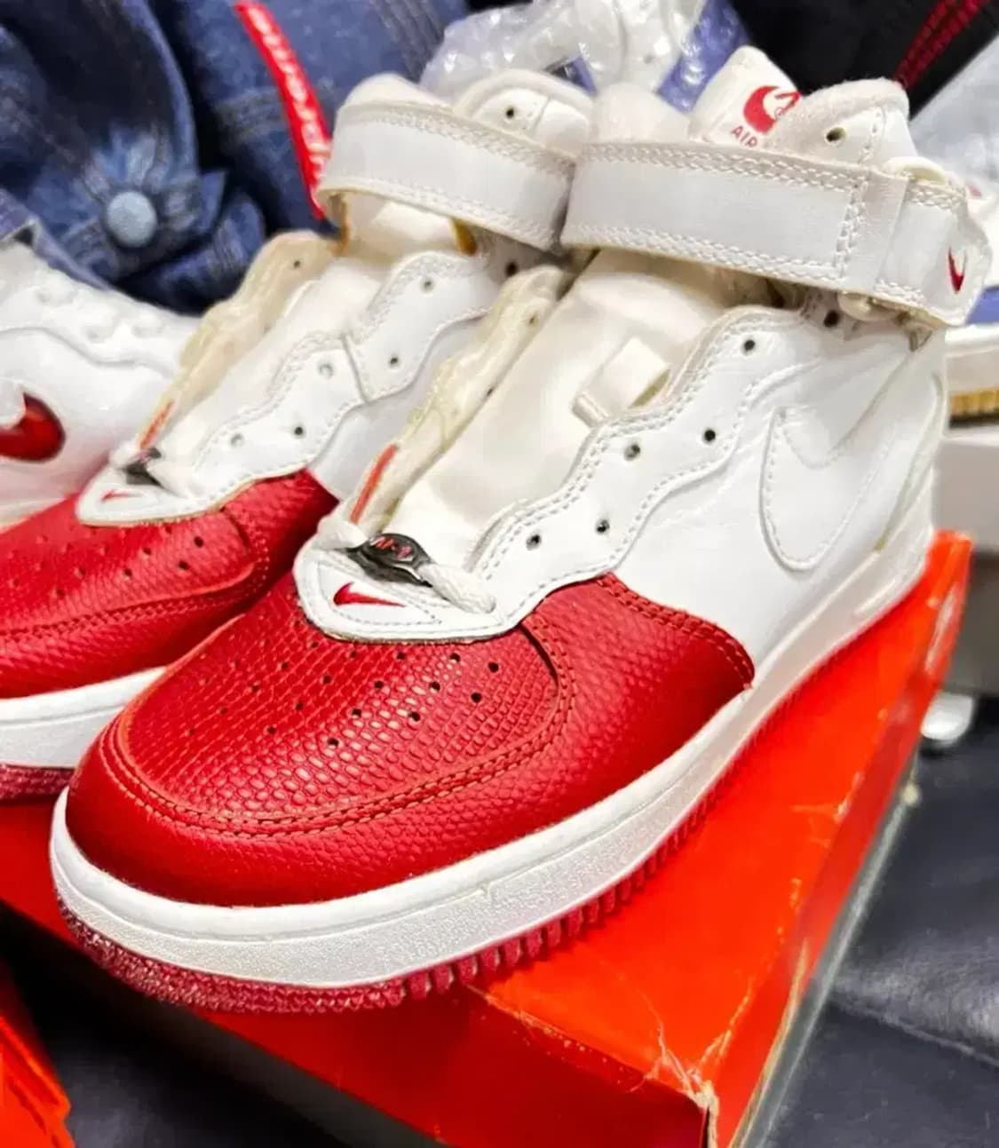 나이키 에어포스 1 mid sc 97 고추장 신품 상품이미지7