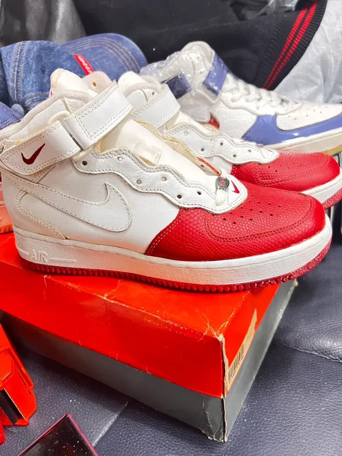 나이키 에어포스 1 mid sc 97 고추장 신품 상품이미지9