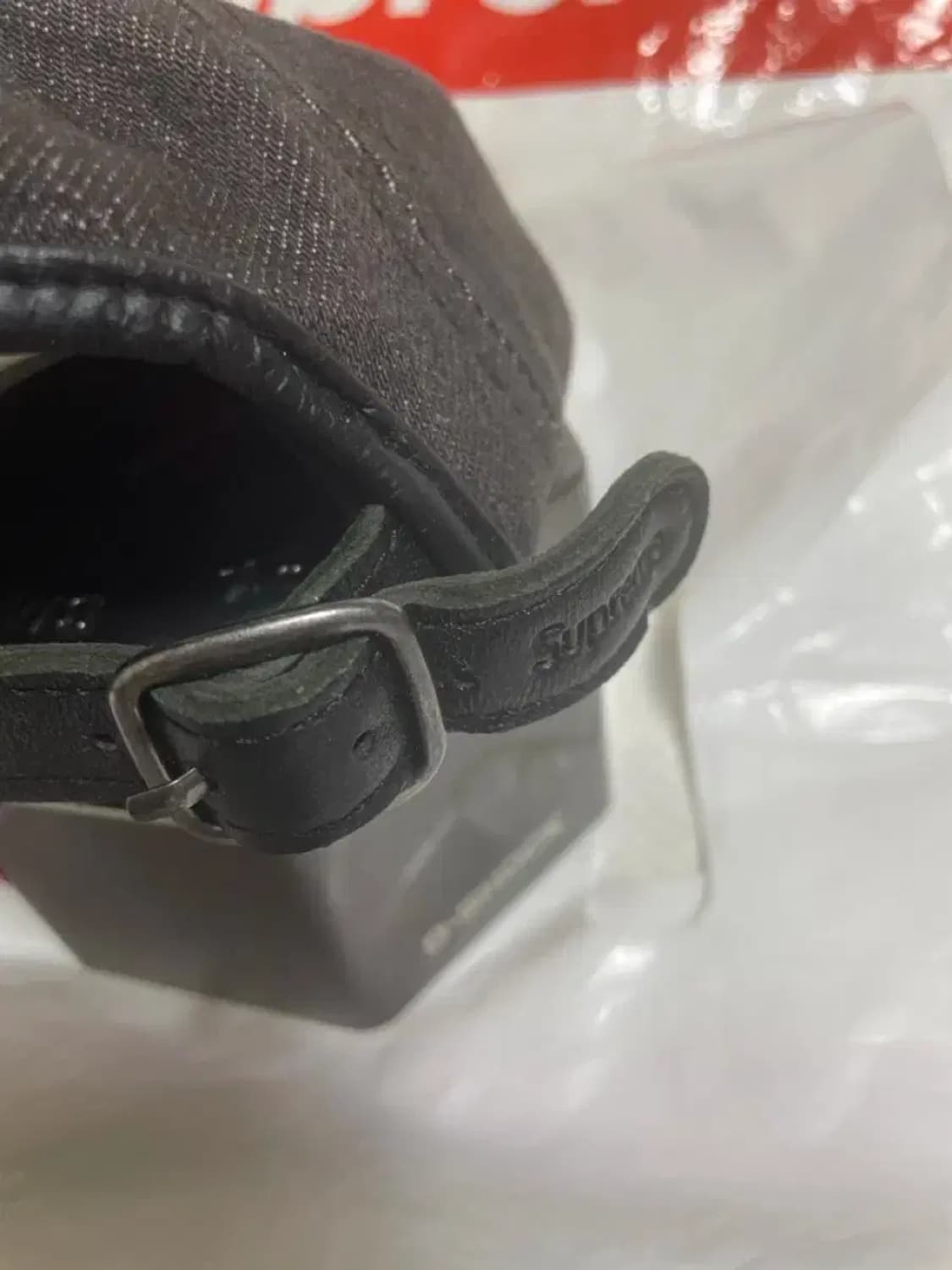 슈프림 캠프캡 투톤 블랙데님 상품이미지2