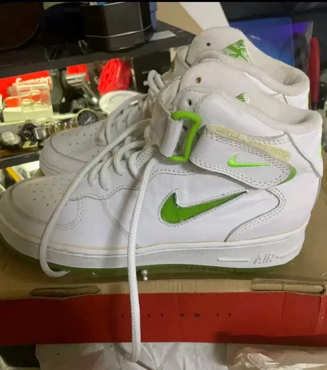 나이키 에어포스1 연두뽈록이 신품 상품이미지8