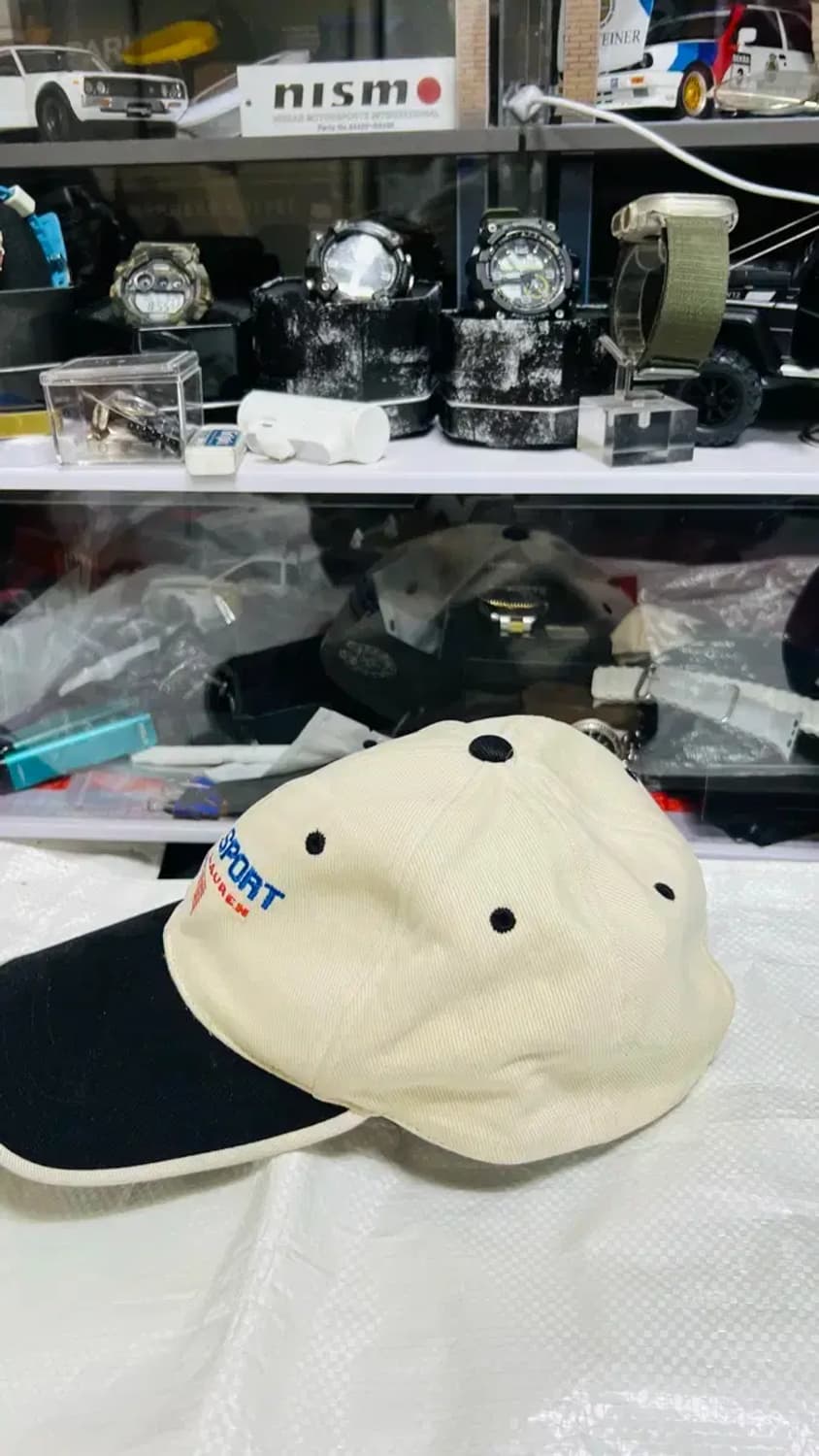 90년대 폴로 랄프로렌 스포츠 볼캡 아이보리 상품이미지3