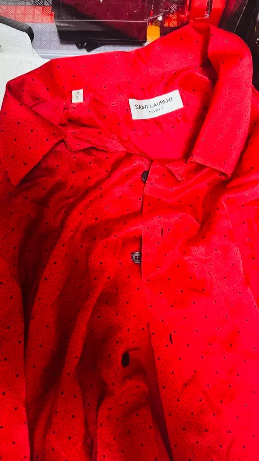 생로랑 16년도 실크남방 레어제품 상품이미지1