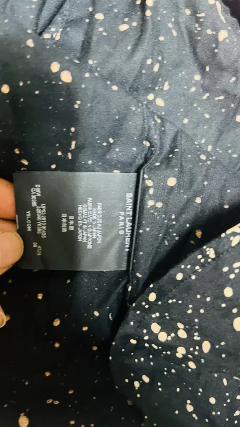 생로랑 16년도 실크남방 레어제품 상품이미지5