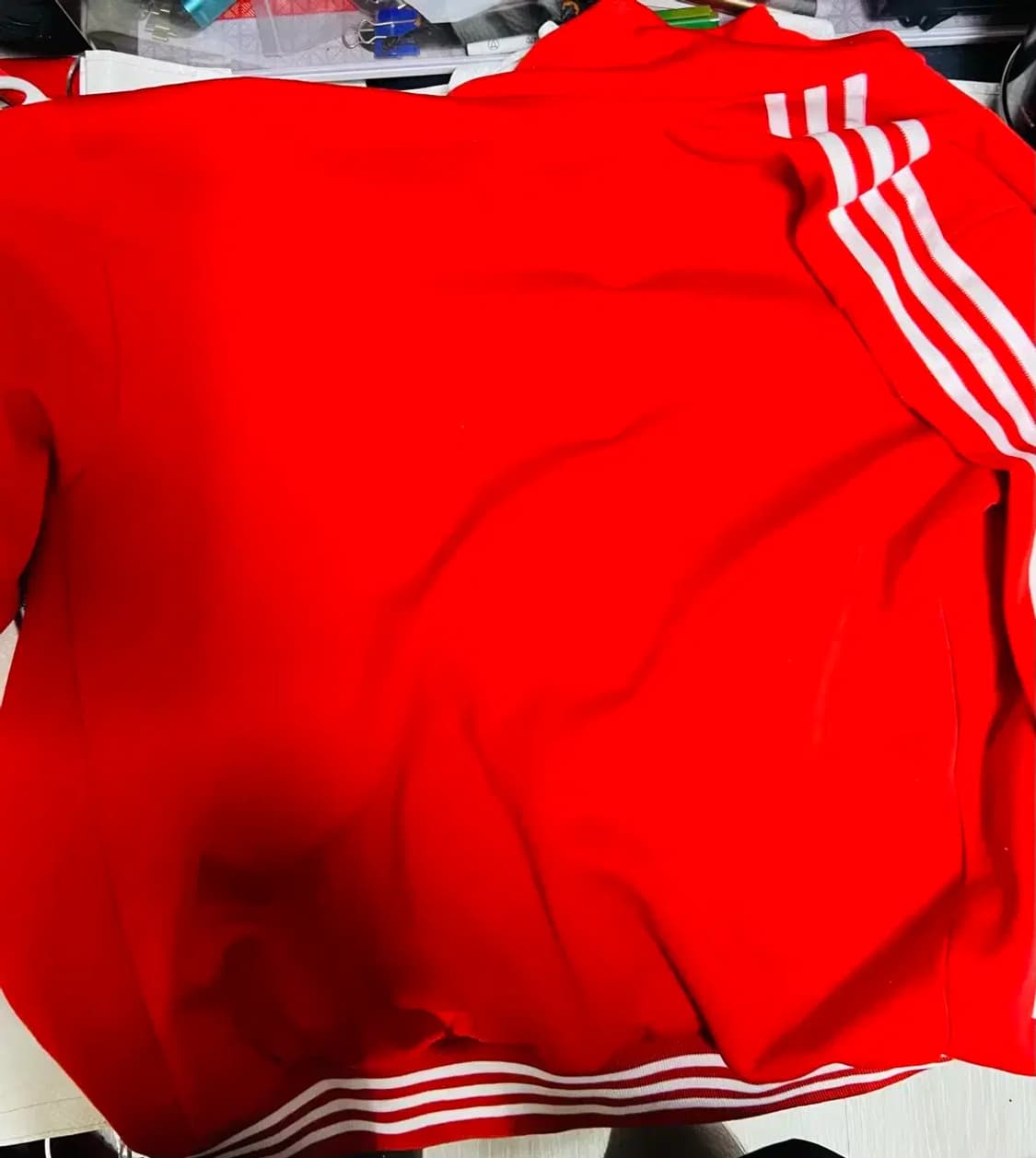 아디다스 페루 국기 빨간색 트랙탑 상품이미지5