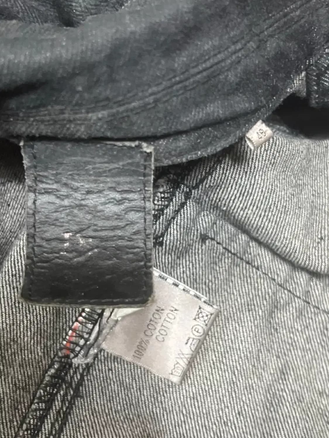 디올옴므 코팅블랙 데님 자켓 06년 상품이미지3