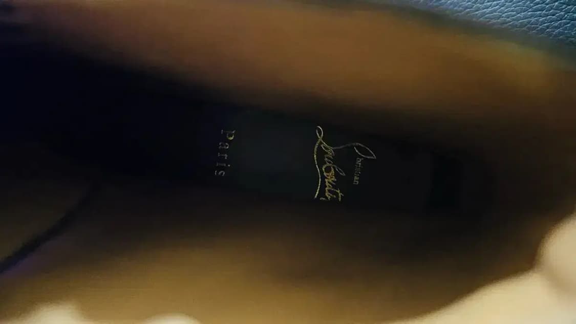 크리스찬 루부탱 레드솔 레이스 부츠 상품이미지5