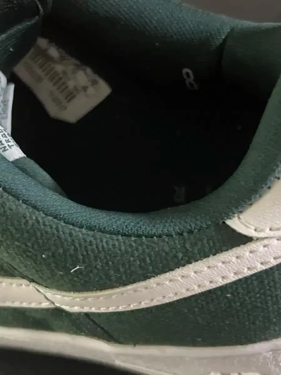 나이키 에어포스1  캔버스 로우 260 미품 상품이미지4