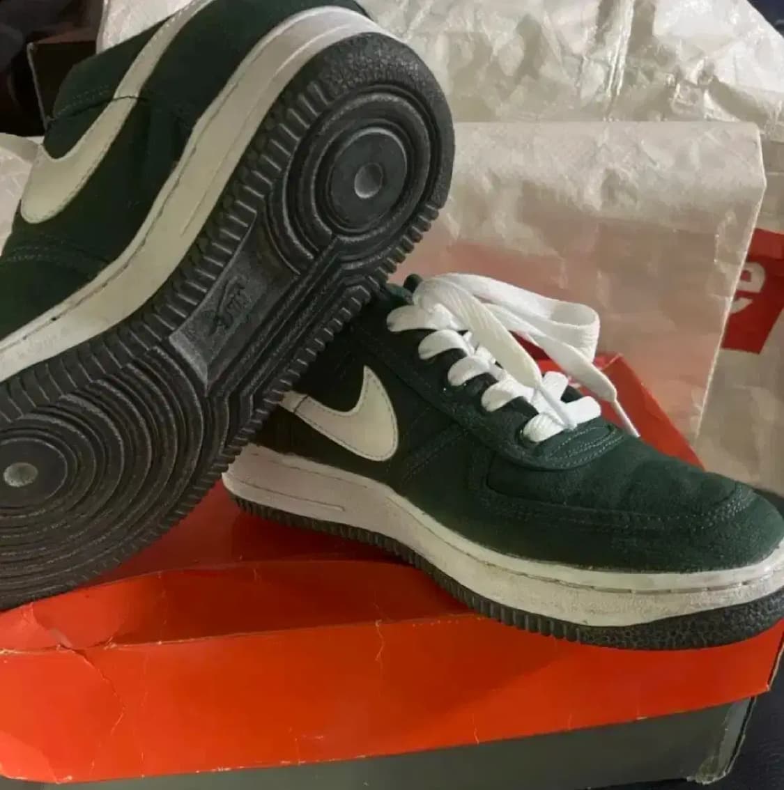 나이키 에어포스1  캔버스 로우 260 미품 상품이미지7