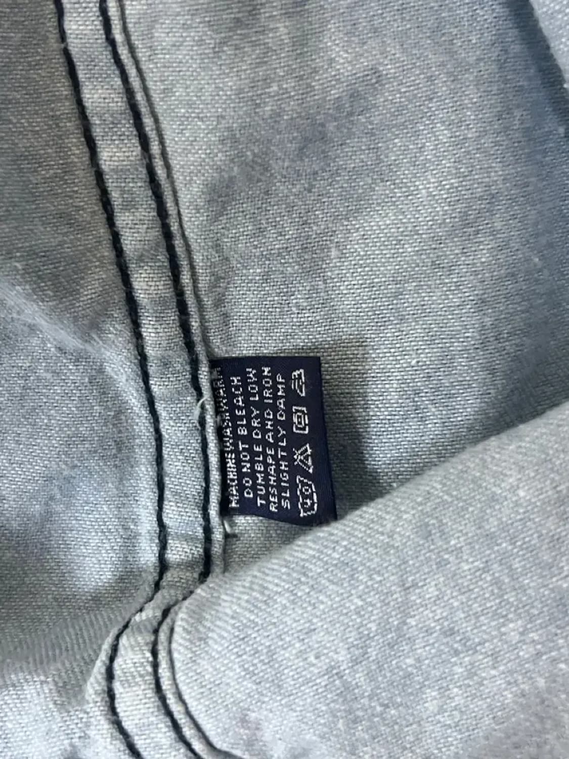 폴로 데님 셔츠  긴팔 남방 성조기 usa L 상품이미지9