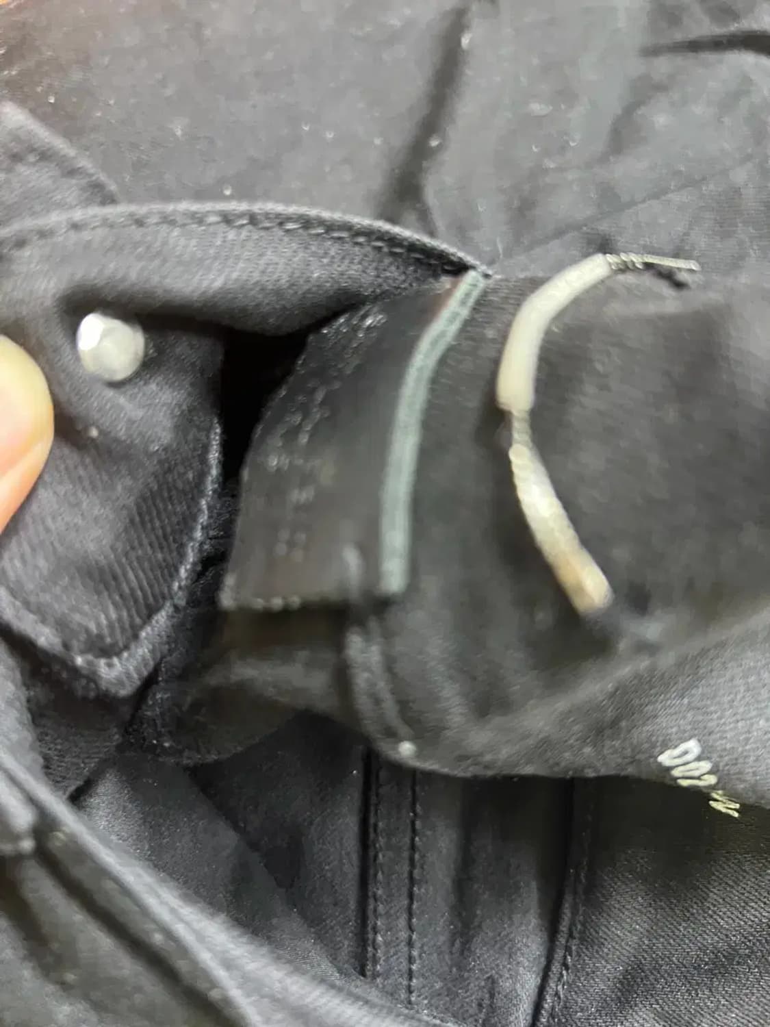 생로랑 블랙데님 지퍼진 상품이미지2