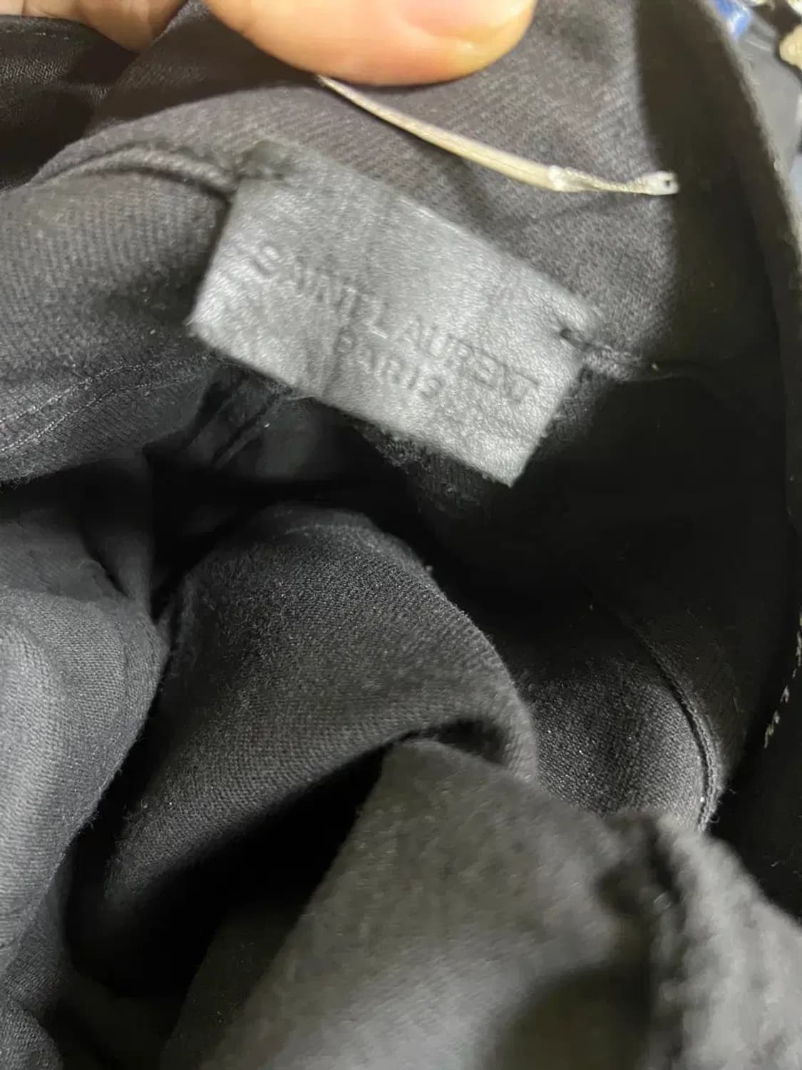 생로랑 블랙데님 지퍼진 상품이미지4