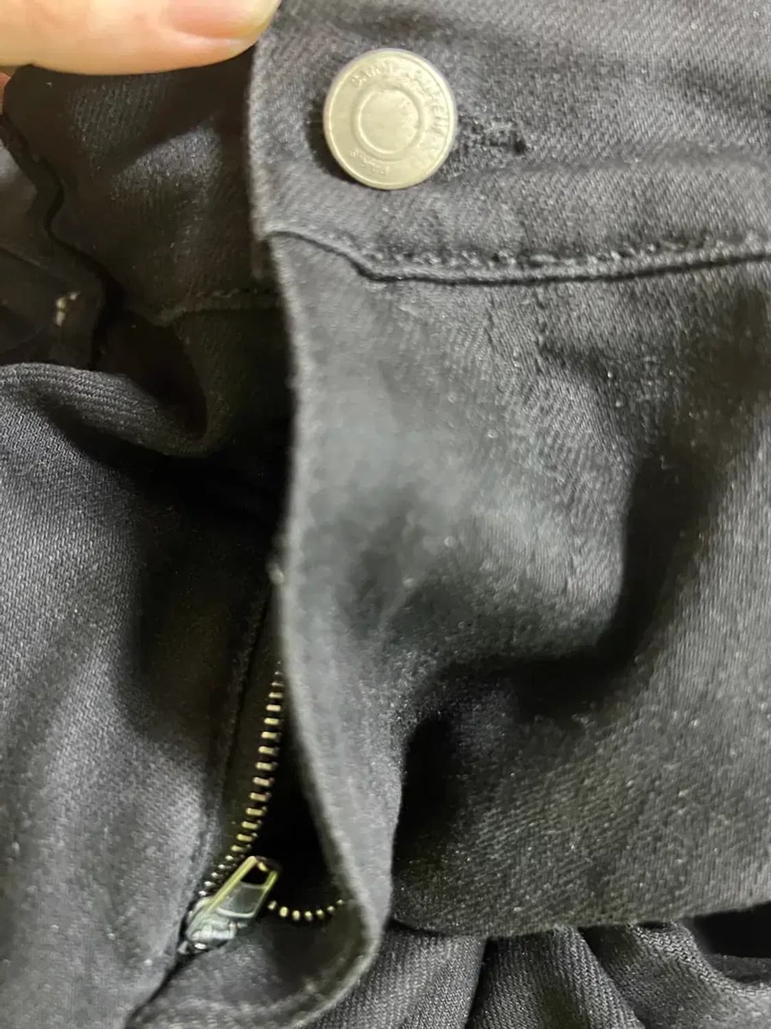 생로랑 블랙데님 지퍼진 상품이미지9