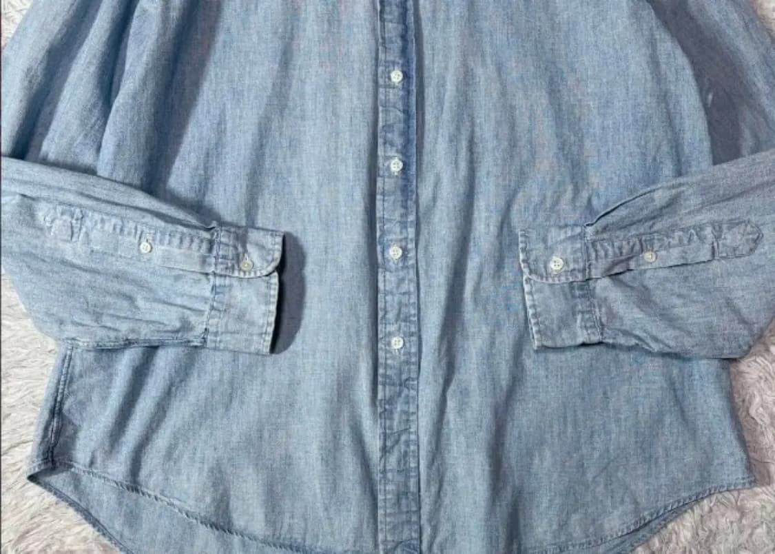폴로 랄프로렌 데님 셔츠 XXL 상품이미지6