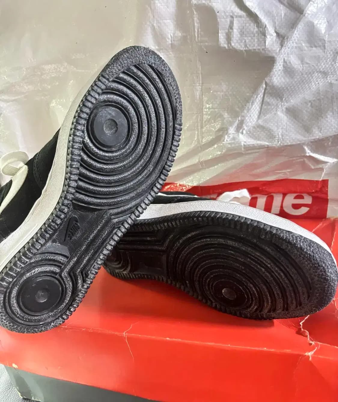 나이키 에어포스1 블랙/화이트 cvs 255 상품이미지3