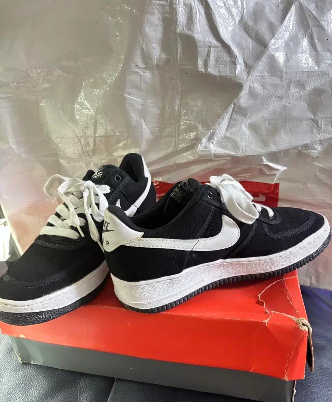 나이키 에어포스1 블랙/화이트 cvs 255 상품이미지8