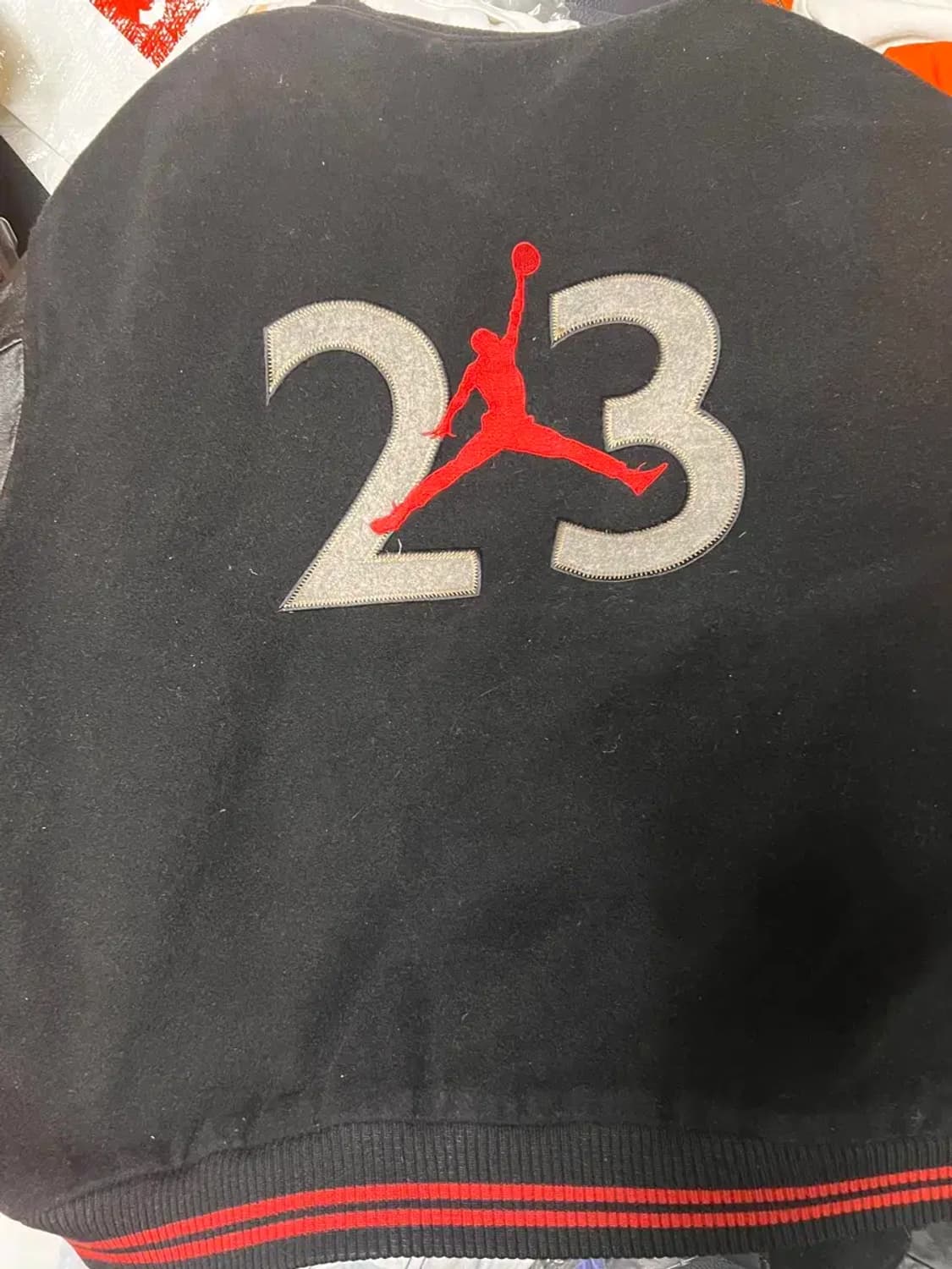 삼나스포츠  나이키 조던 점프맨 가죽 바시티 xxl 상품이미지5