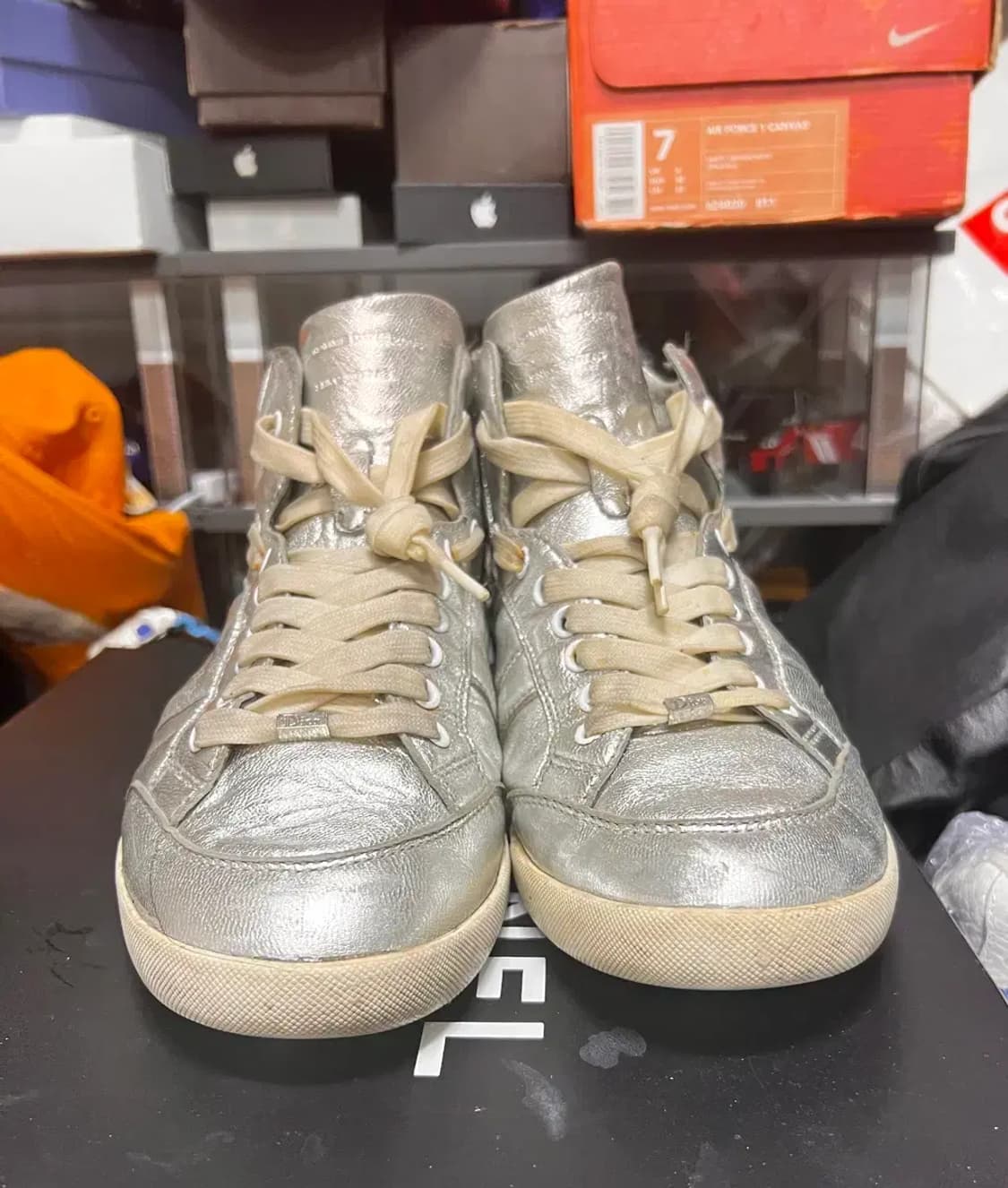 디올 옴므 실버 하이탑 에디슬리먼 41시이즈 상품이미지2